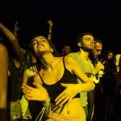 dancing ecstatic girl dancefloor